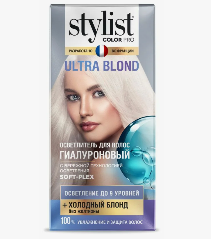 Краска д/волос STYLIST COLOR PRO 98мл. осветлитель Ultra blond (15)