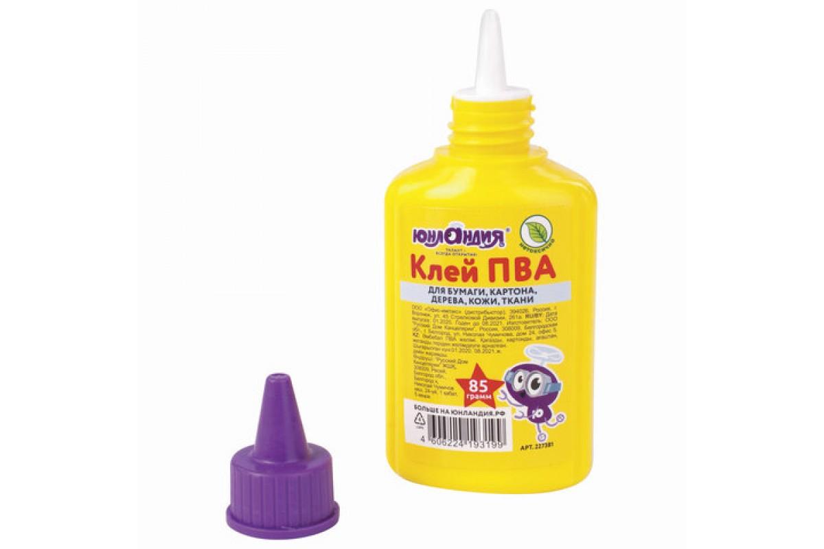 Клей ПВА 65гр. Юнландия