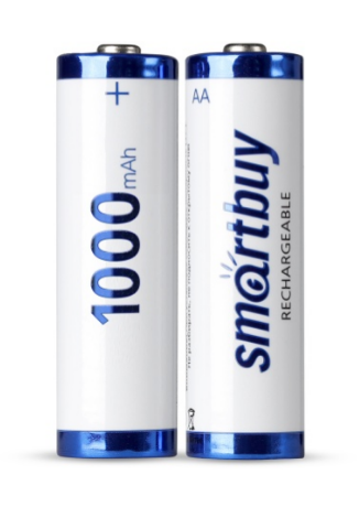 Батарейки "Smartbuy" (уп.2/24) аккум. пальч. 1000 mAh