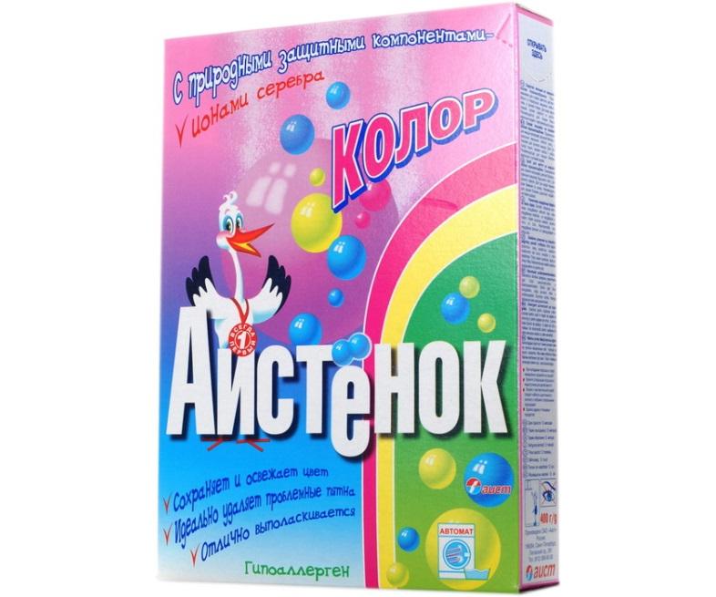 Стир.порошок Аистенок ручн. 400гр. Колор (30)