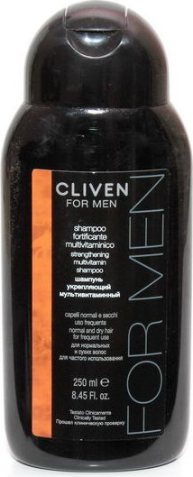 Шампунь Cliven 250мл. муж. Укрепляющий мультивитаминный