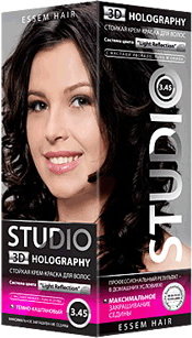 Краска д/волос Studio 3.45 Темно-каштановый (6)