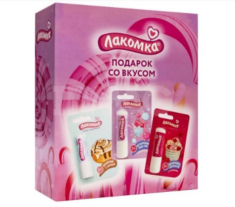 ПН/ДЕТ. Лакомка (помада гигиен. 3шт.)