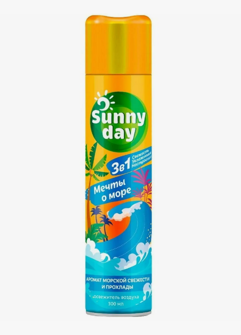 Освежитель воздуха SunnyDay 300мл. Мечты о море (12)