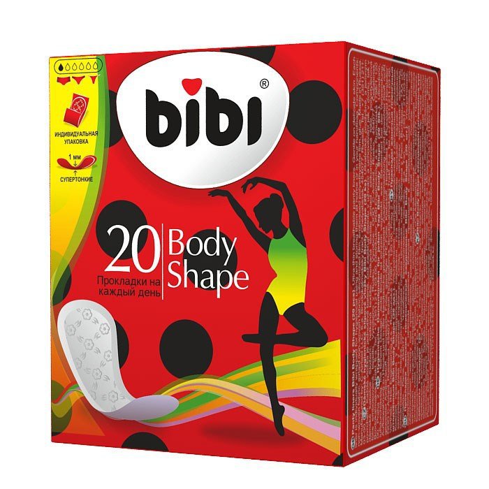 Прокладки BiBi ежедн. 20шт. Body Shape (20)