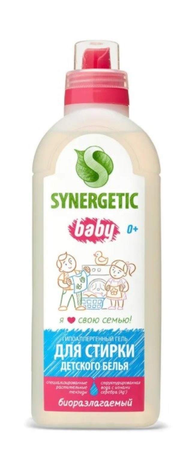 Стир.гель Synergetic 750мл. для детского белья