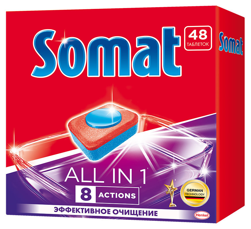 ЖМС д/автомат.машин SOMAT 48шт. All in 1
