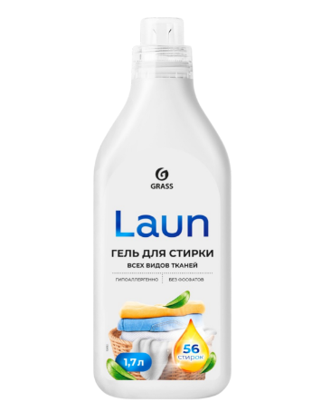 Стир.гель Grass 1.7л. Laun д/всех виджов тканей (6)