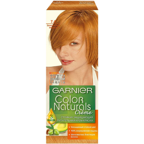 Краска д/волос Garnier Color Naturals 7.4 Золотистый медный