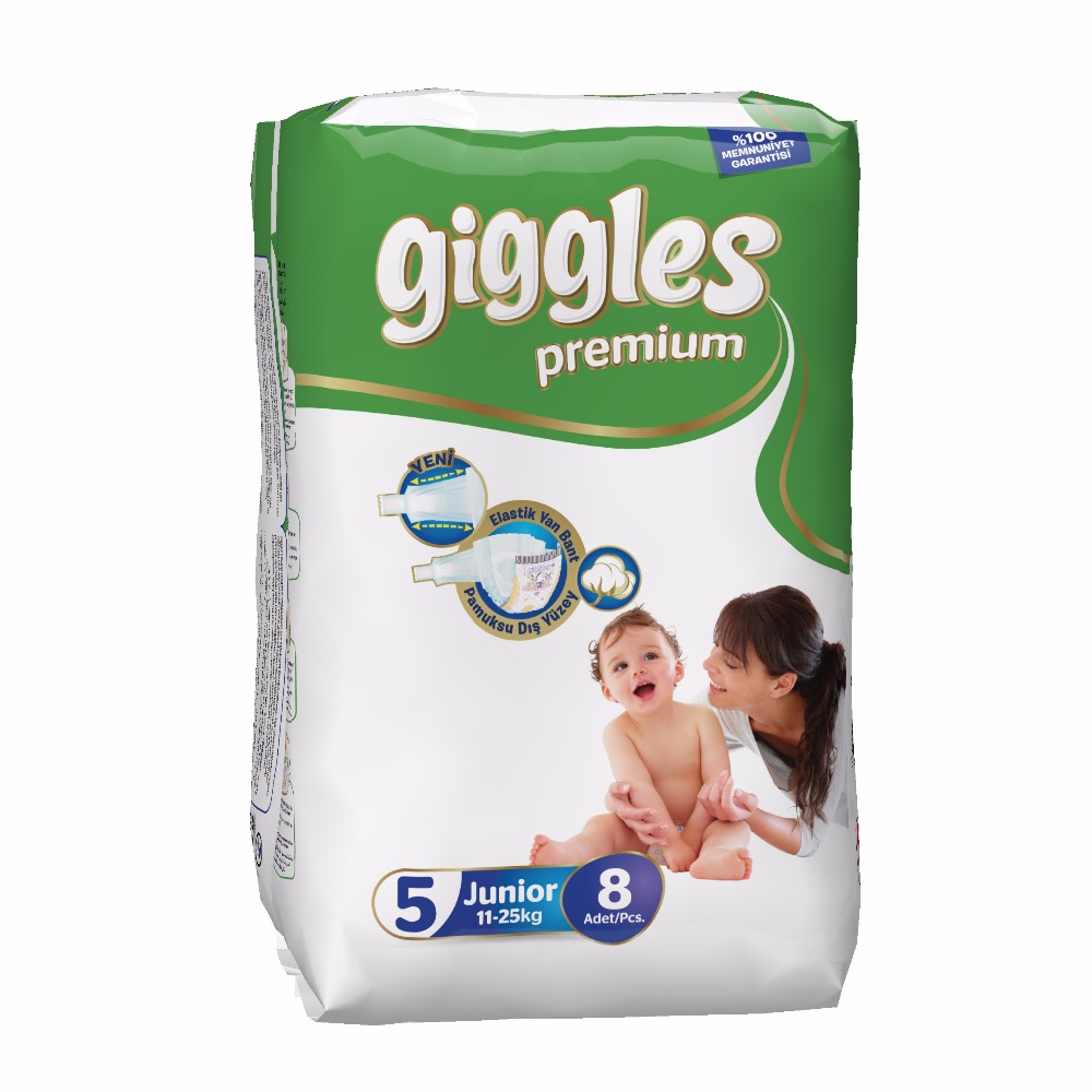Подгузн. Giggles --5-- 11-18кг. 7шт. Джуниор
