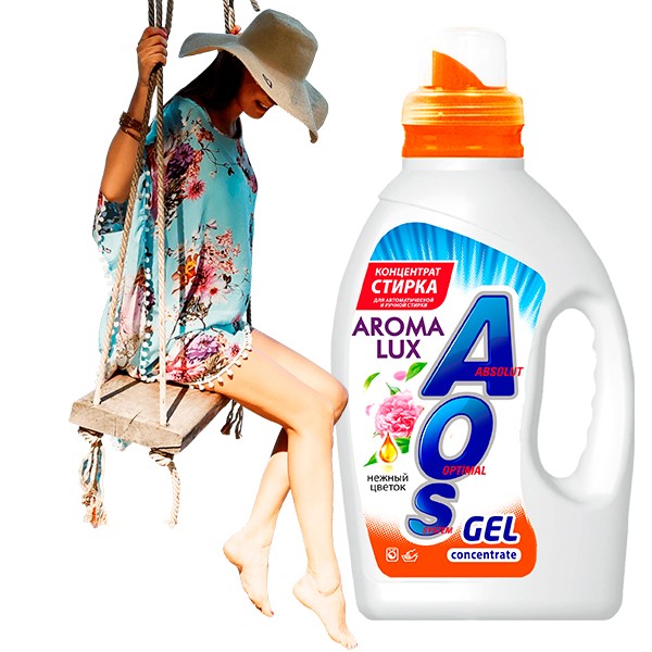 Стир.гель AOS 1,3л. Aroma Lux