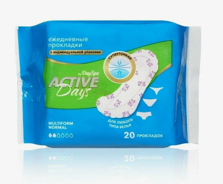Прокладки DAY SPA Active мультиформ 20шт.