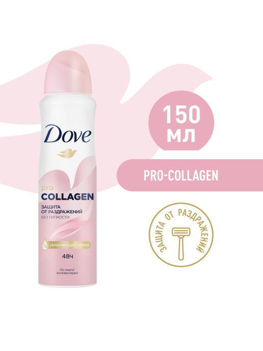 Дез. спрей Дав 150мл. жен. Pro-collagen (6)