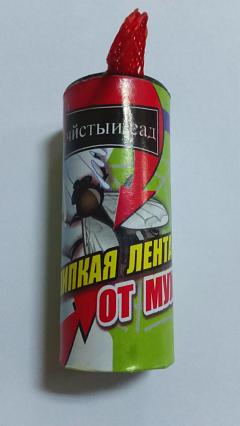 Лента от мух "Чистый сад" 1шт. (уп.20) в кор 120(100)/1440(1000)шт