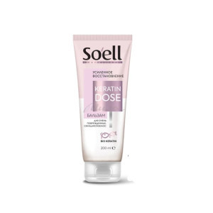 Бальзам SOELL 200мл. Keratin dose Экстремальное восстановление
