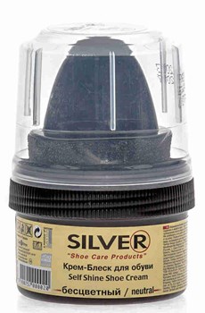 Крем для обуви Silver-блеск 50мл. бесцвет. банка KS2001-03
