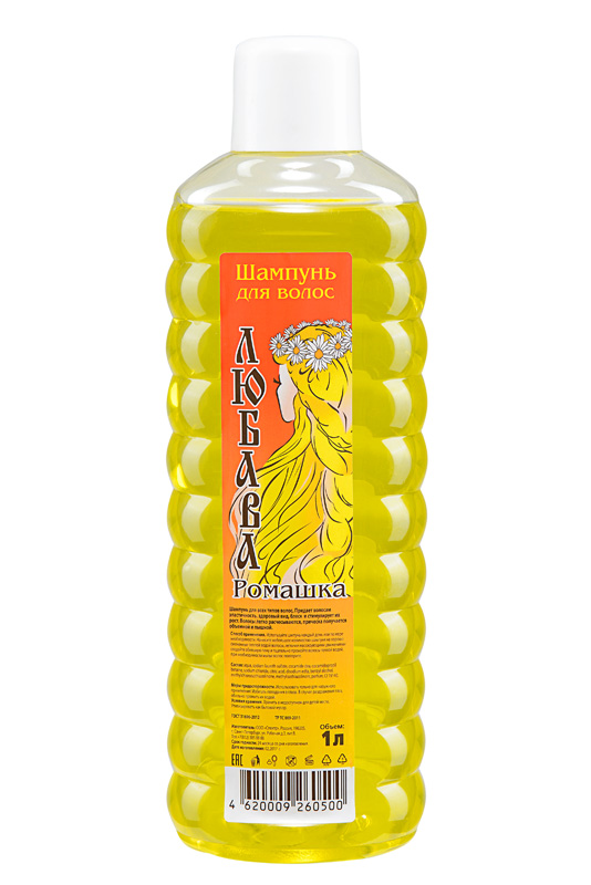 Шампунь Любава 1л. Ромашка (12)