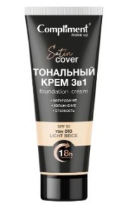 Крем Compliment 30мл. тональный 3в1