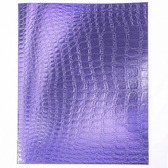 Тетрадь 48л. КЛ. Хатбер Бумвинил Metallic Фиолетовый Croco