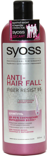 Шампунь SYOSS 500мл Anti-hair fall д. тонких склонных к выпадению