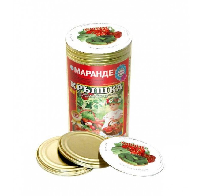 Крышка мет. д/закат."Маранде" 50шт. (20/1000)