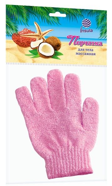 Мочалка массажная Insula перчатка