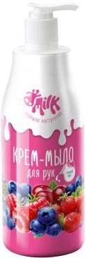 Мыло жидк. Клевер 500мл. Фруктовый Milky Ягодное чудо