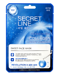 Маска д/лица WEIS 23г. SecretLine Коллаген и олигопептид