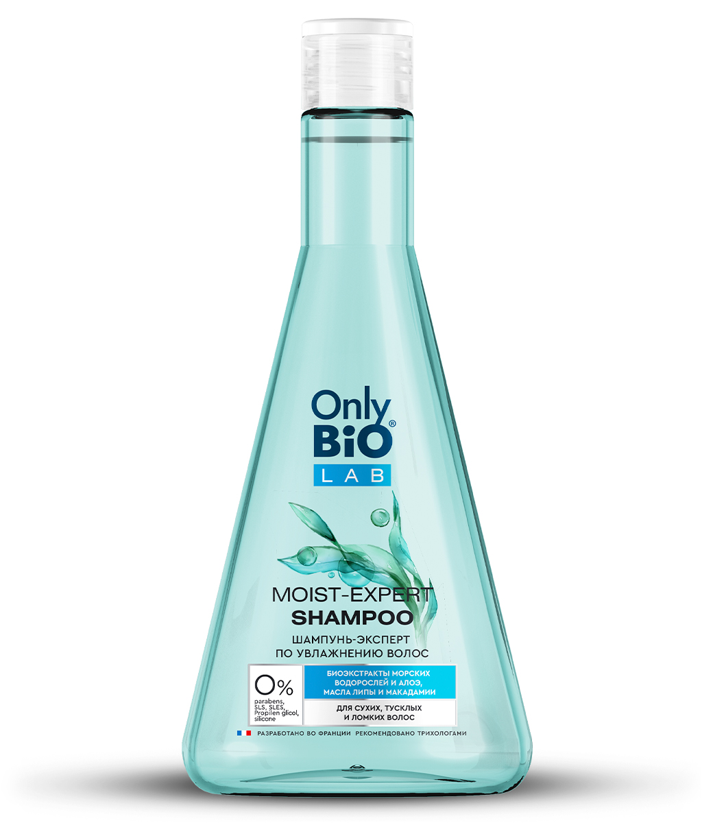 Шампунь Only Bio 350мл. Moist-elixir увлажнение волос