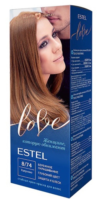 Краска д/волос Estel Love 8/74 Капучино (10)