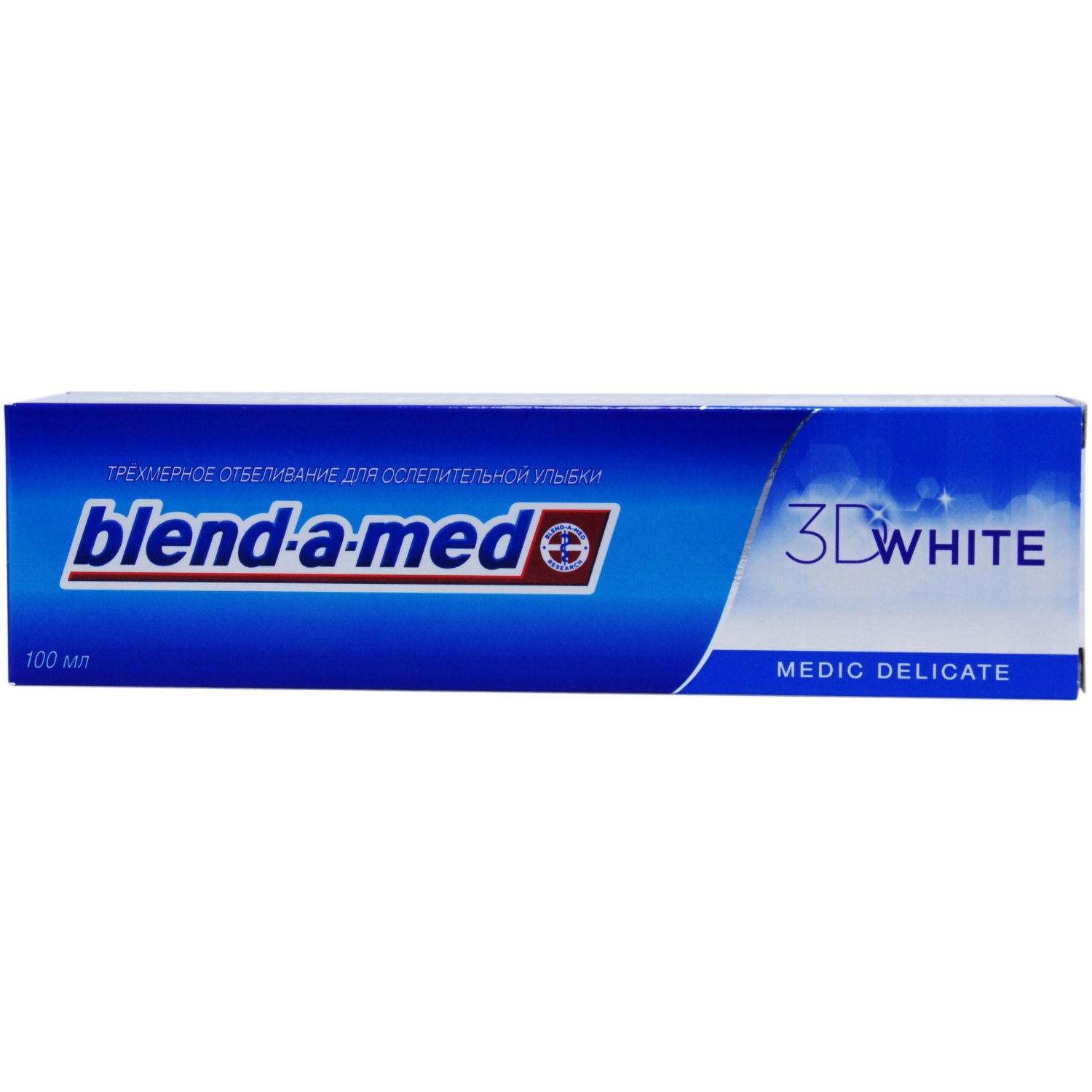 Зубн.паста Blend-a-med 100мл. 3D White Бережная мята Трехмерное отбеливание (24)