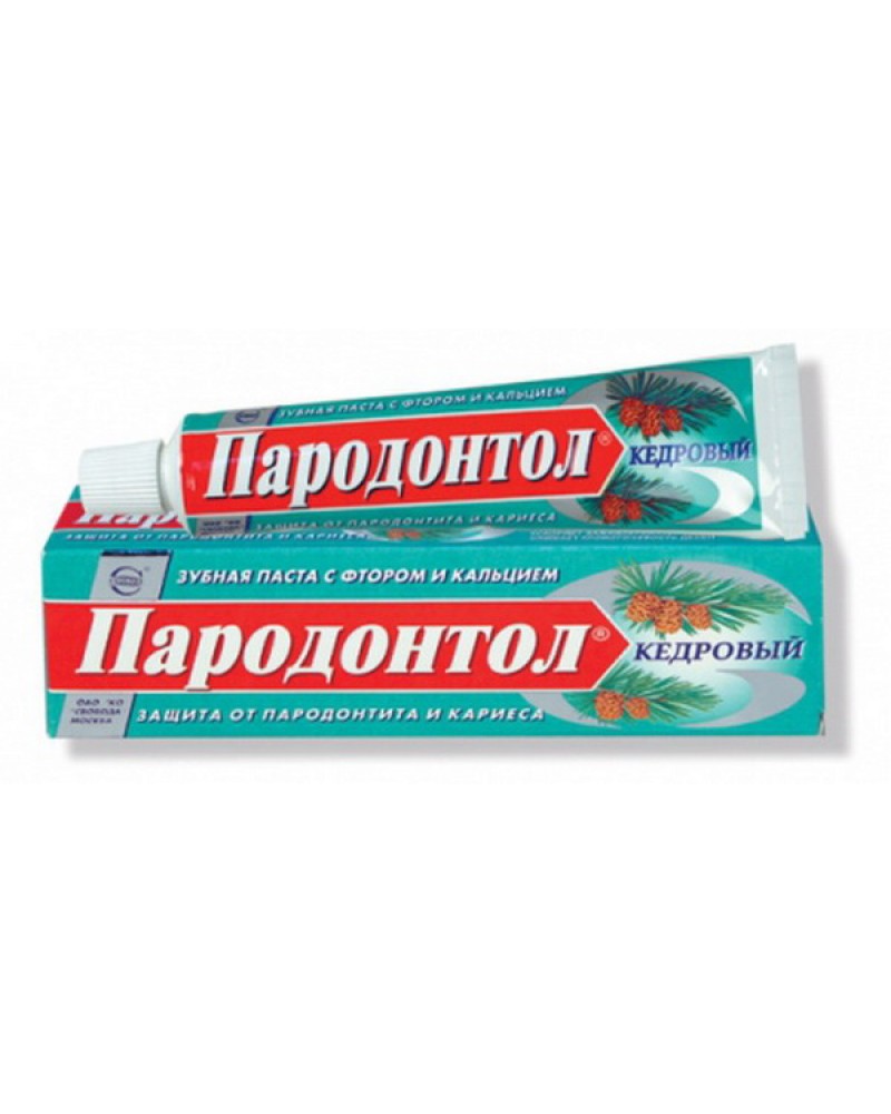 Зубн.паста Пародонтол 124г. кедровый (24)