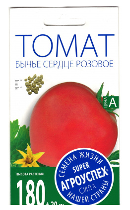Семена томат Бычье сердце розовое 0,1г. Агроуспех (уп.10)