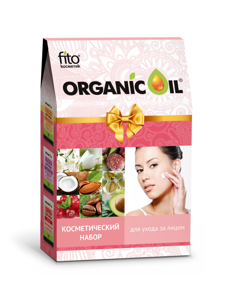 ПН/ЖЕН. Organic oil уход за лицом (2*25+15мл) коробка 7053