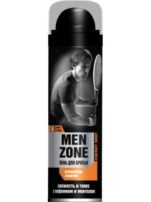 Пена д/бритья Menzone 200мл. Energy shot