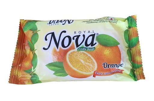 Мыло Nova Fruity 150г. Апельсин (48)***