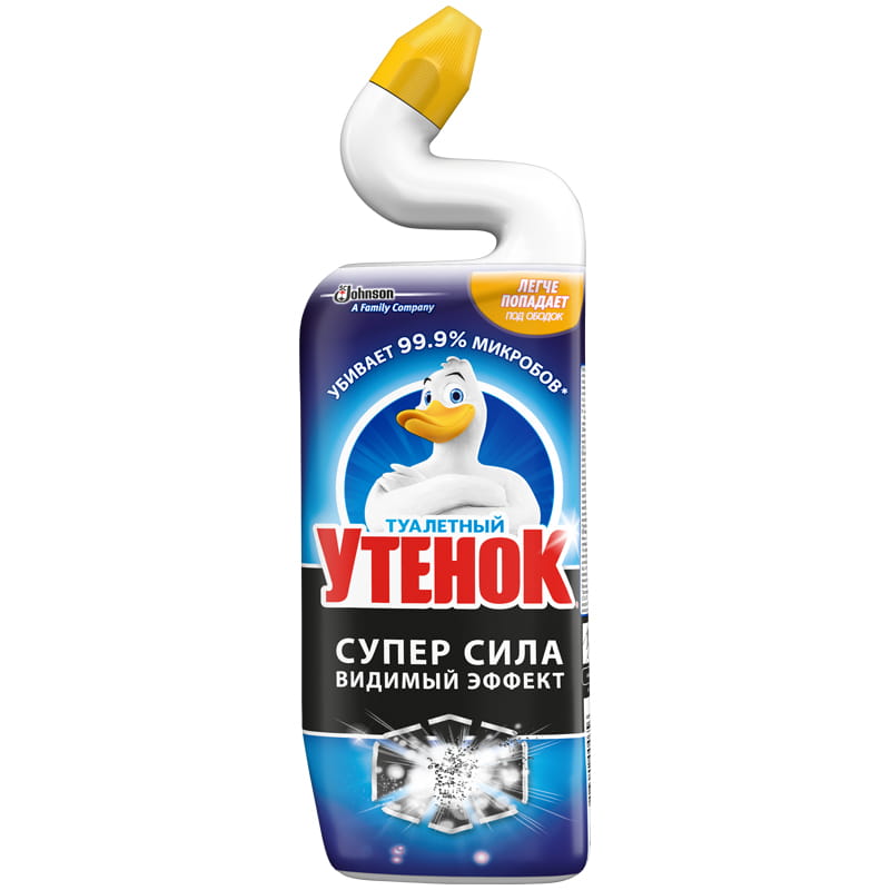 Ср-во Туалетный утенок 500мл. д/туалета Видимый эффект (12)