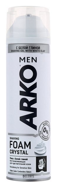 Пена д/бритья АРКО 200мл. Crystal (24)