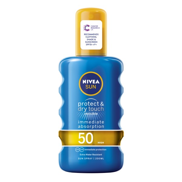 Спрей для загара Нивея 200мл. SPF-50