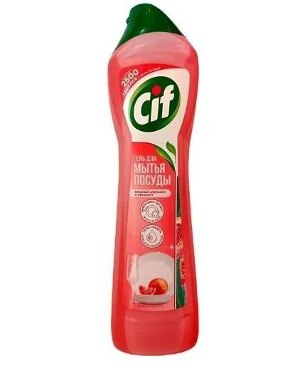 ЖМС Cif 500мл. гель Аромат красного апельсина и эвкалипта (16)