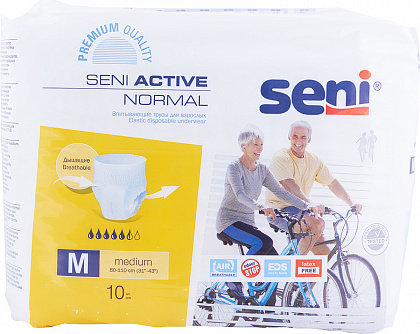 Подгузн.-трусики Seni Active Normal Medium 30шт.(№2) M