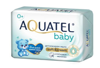 Мыло Aquatel 4*75г. Хлопковое молочко (24)