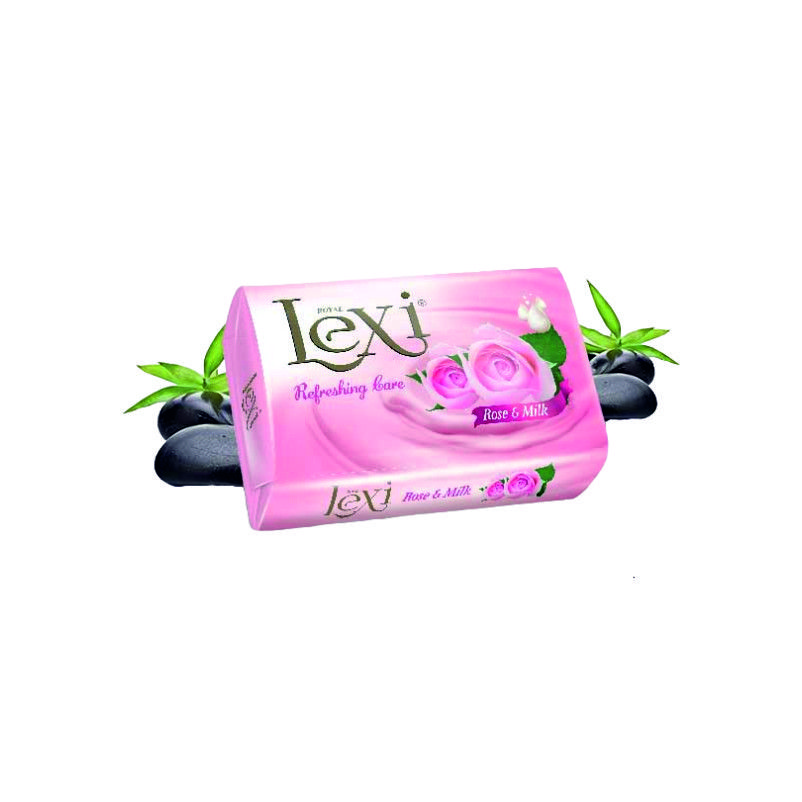 Мыло Royal lexi 85г. Роза и молоко (уп.6) (72)