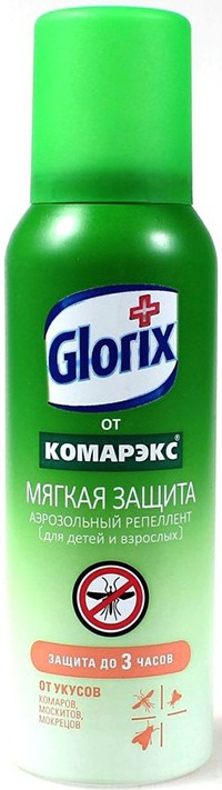 Дихлофос-репеллент Glorix 125мл. от комаров