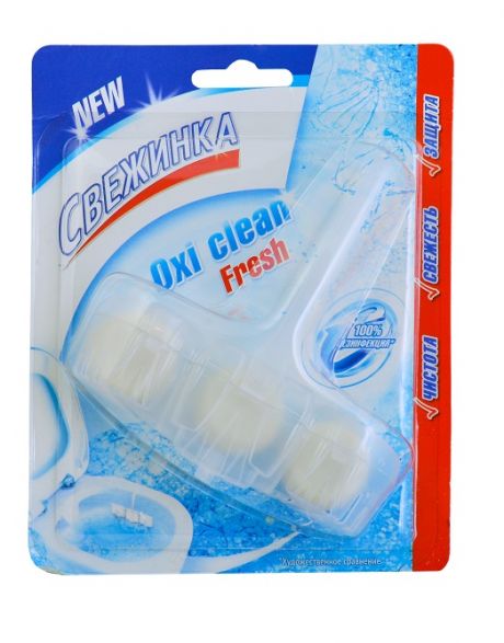 Освежитель для унитаза Свежинка 40г. подвес Oxi Clean Fresh