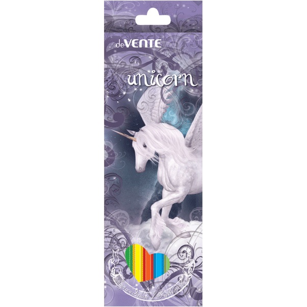 Набор цв. карандашей 12цв. deVente Unicorn