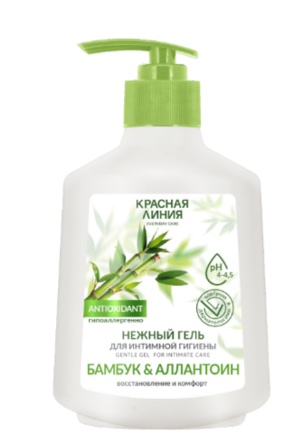 Интим-Гель Красная линия 300мл. Бамбук и Аллантоин