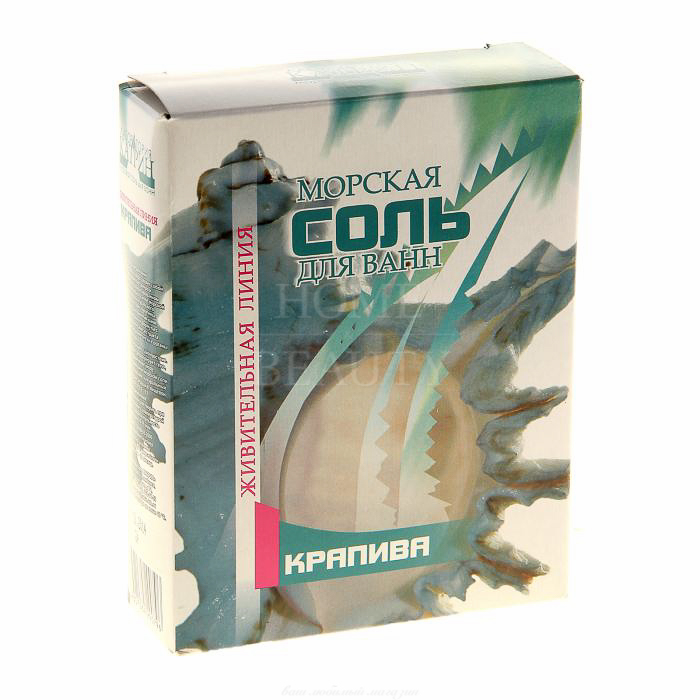 Соль для ванн  500г. Крапива коробка