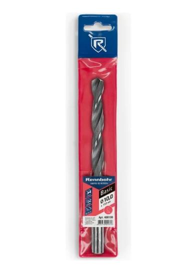 Сверло по металлу 10,0*87/133мм Rennbohr Basic HSS-R