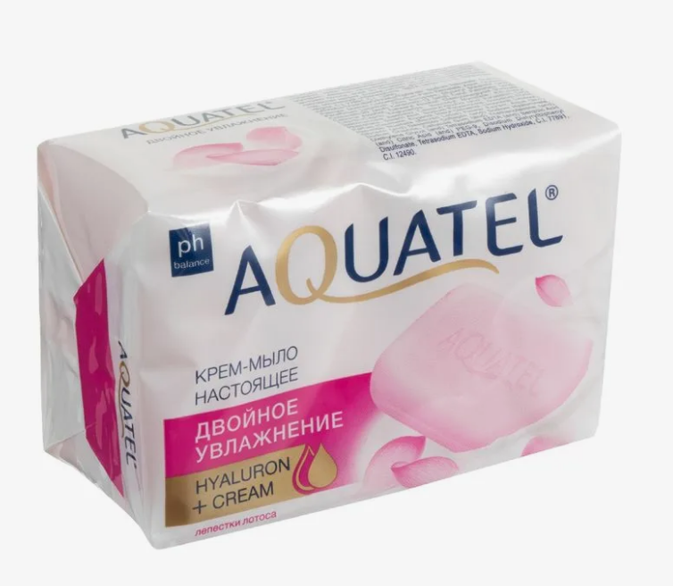 Мыло Aquatel 4*75г. Лепестки лотоса (24)